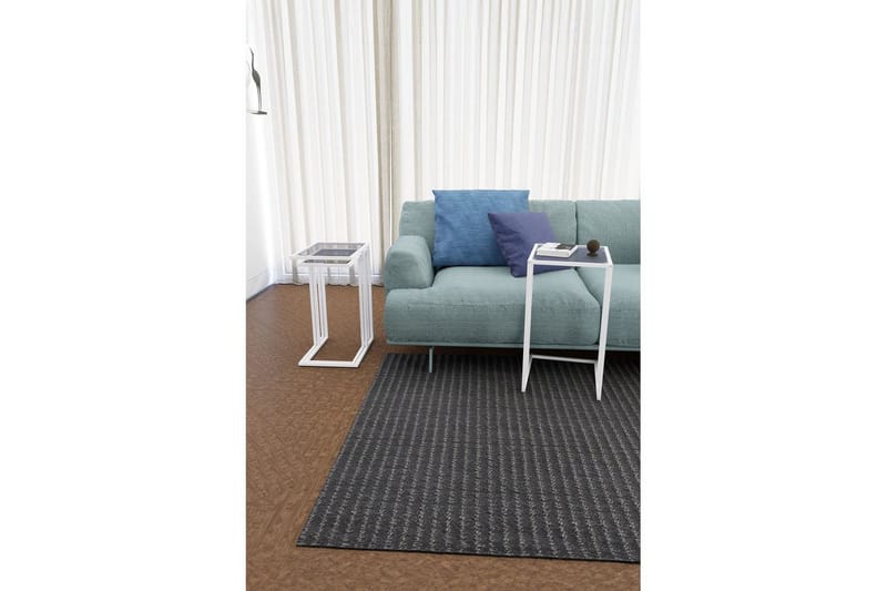 Ransdorp Settbord 42 cm - Hvit - Møbler - Bord - Avlastningsbord - Settbord