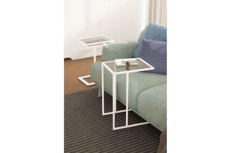 Ransdorp Settbord 42 cm - Hvit - Møbler - Bord - Avlastningsbord - Settbord