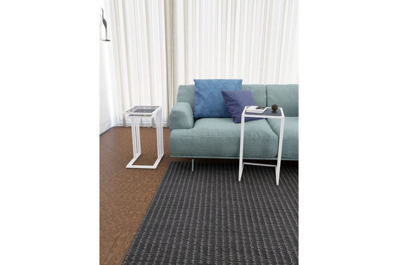 Ransdorp Settbord 42 cm - Hvit - Møbler - Bord - Avlastningsbord - Settbord