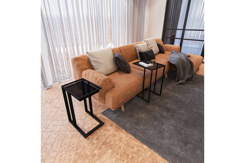 Ransdorp Settbord 42 cm - Sort - Møbler - Bord - Avlastningsbord - Settbord