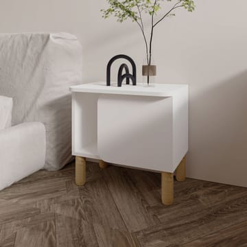 Relento Nattbord 50x48,6x30 cm - Hvit - Møbler - Bord - Avlastningsbord - Sengebord & nattbord
