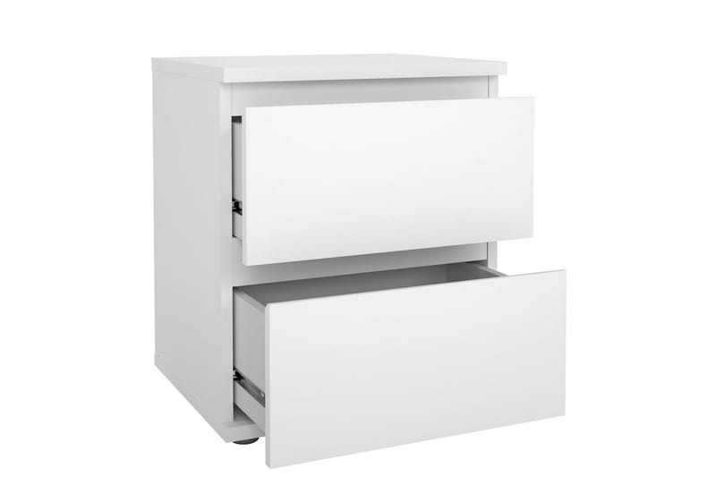 Rengo Nattbord 40 cm - Hvit - Møbler - Bord - Avlastningsbord - Sengebord & nattbord