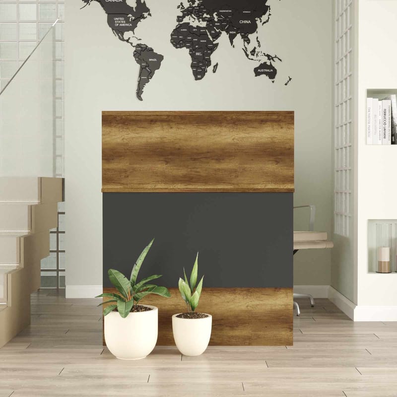 Resepsjonsbord Skye Decor Bren (90 x 110 x 44,5 cm) Baroq Antrasitt - Baroq/Antrasitt - Møbler - Bord - Avlastningsbord - Gangbord