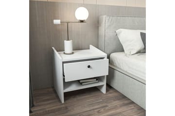 Retzow Nattbord - Hvit - Møbler - Bord - Avlastningsbord - Sengebord & nattbord