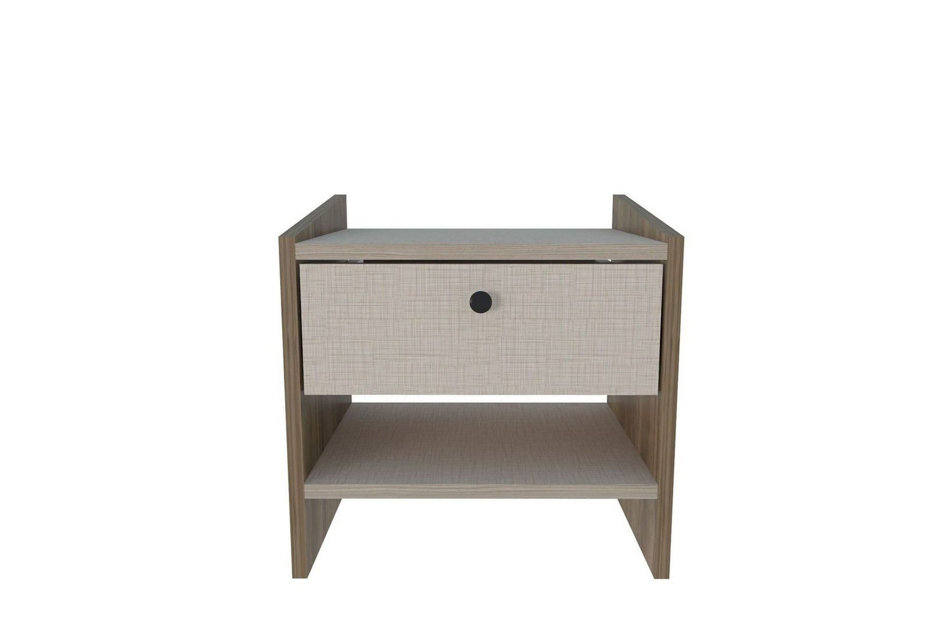 Retzow Nattbord - Valnøtt/Beige