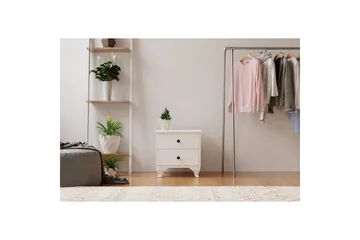 Rivric Nattbord 45 cm - Matt Hvit - Møbler - Bord - Avlastningsbord - Sengebord & nattbord