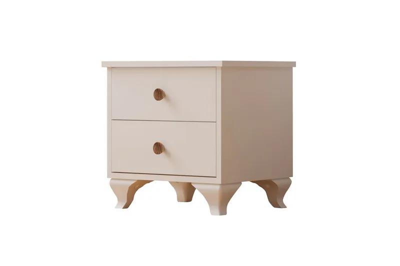 Rivric Nattbord 45 cm, Matt Hvit