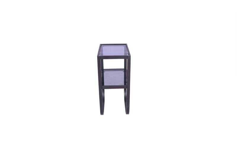 Rocker Nattbord Røkt Glass - Sort/Grå - Møbler - Bord - Avlastningsbord - Sengebord & nattbord