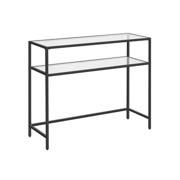 Rovena Kommode 90 cm - Svart og transparent - Møbler - Bord - Avlastningsbord - Gangbord