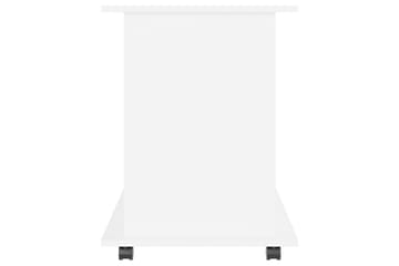 Rulleskap hvit 60x45x60 cm sponplate - Hvit - Møbler - Bord - Avlastningsbord - Sengebord & nattbord