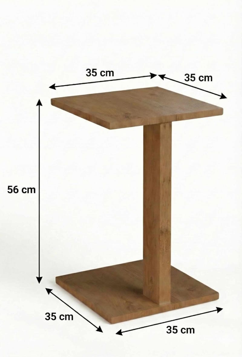 Rumira Sidebord 35 cm - Eik - Møbler - Bord - Avlastningsbord - Konsollbord
