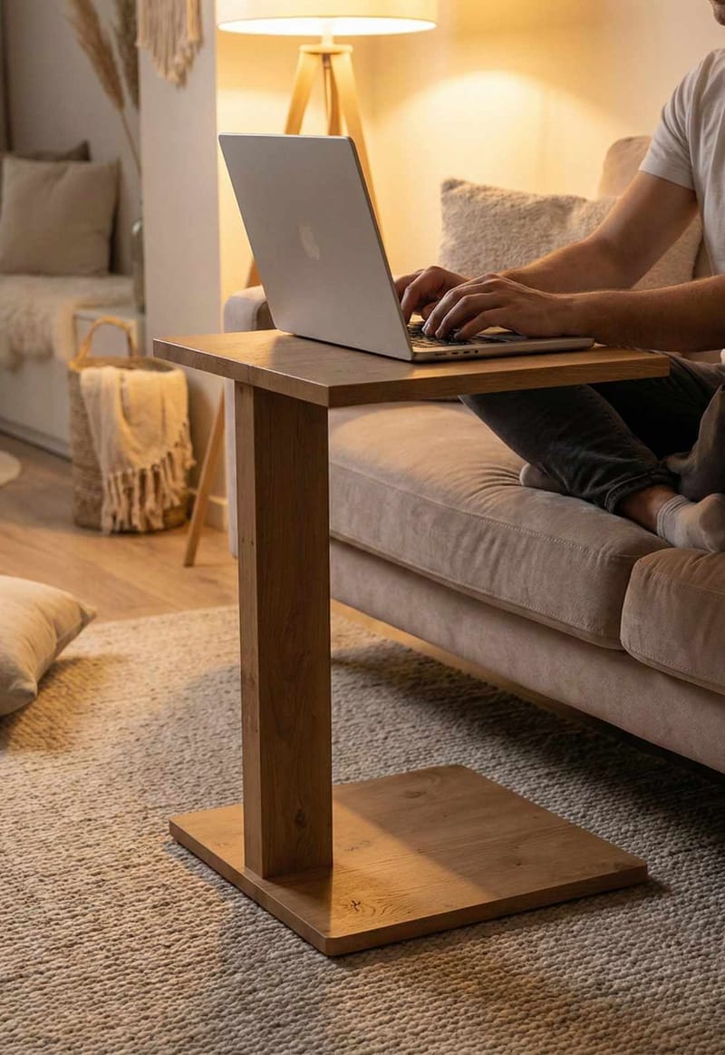 Rumira Sidebord 35 cm - Eik - Møbler - Bord - Avlastningsbord - Konsollbord