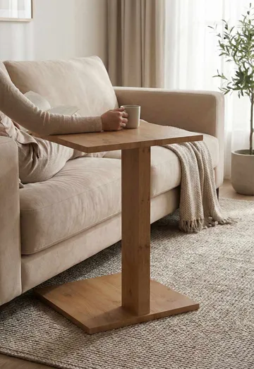 Rumira Sidebord 35 cm - Eik - Møbler - Bord - Avlastningsbord - Konsollbord