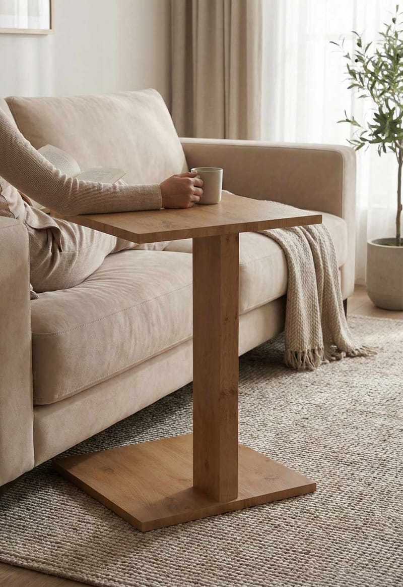 Rumira Sidebord 35 cm - Eik - Møbler - Bord - Avlastningsbord - Konsollbord