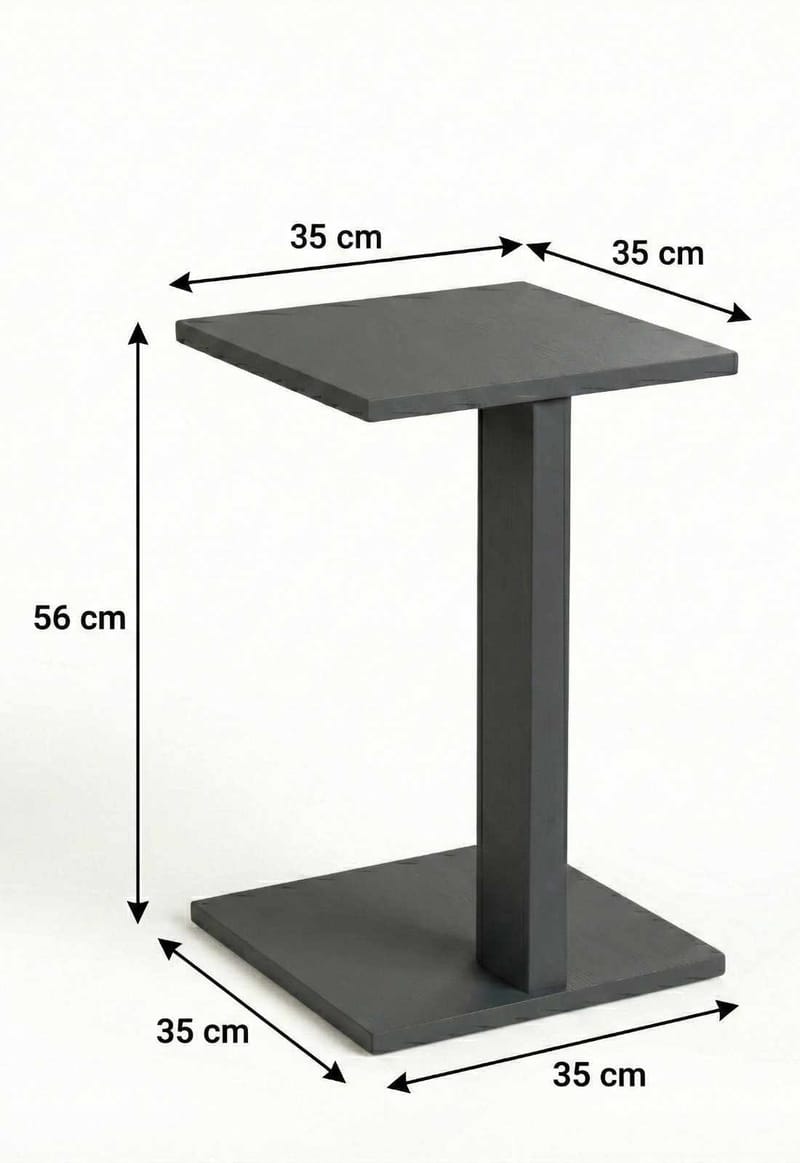 Rumira Sidebord 35 cm - Grå - Møbler - Bord - Avlastningsbord - Konsollbord