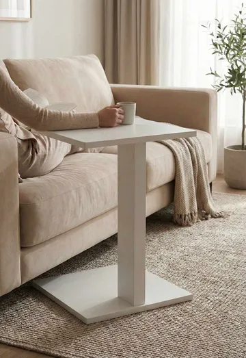 Rumira Sidebord 35 cm - Hvit - Møbler - Bord - Avlastningsbord - Konsollbord