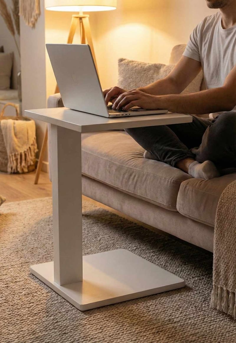 Rumira Sidebord 35 cm - Hvit - Møbler - Bord - Avlastningsbord - Konsollbord