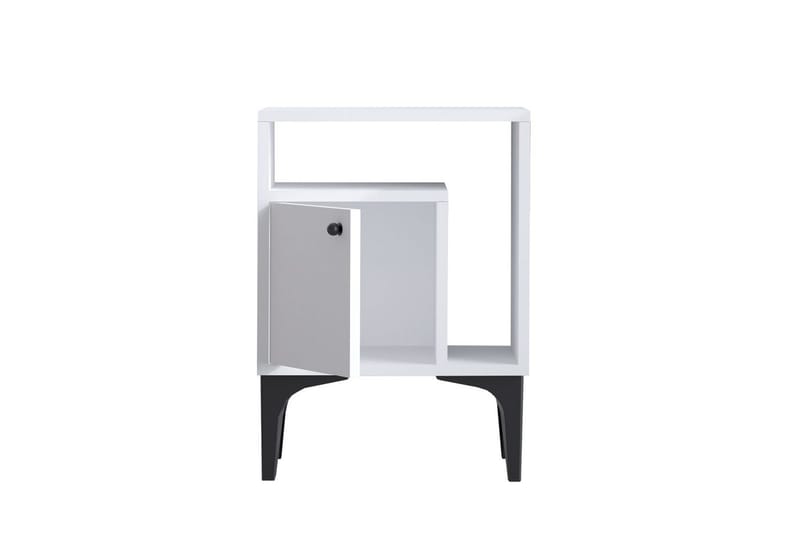 Rusele Nattbord 40 cm - Kullgrå/Hvit - Møbler - Bord - Avlastningsbord - Sengebord & nattbord