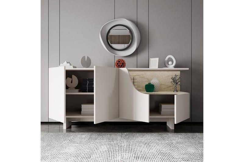 Safiya Konsollbord 180 cm - Beige - Møbler - Bord - Avlastningsbord - Gangbord