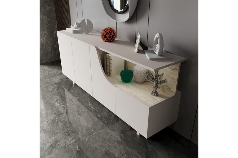 Safiya Konsollbord 180 cm - Beige - Møbler - Bord - Avlastningsbord - Gangbord