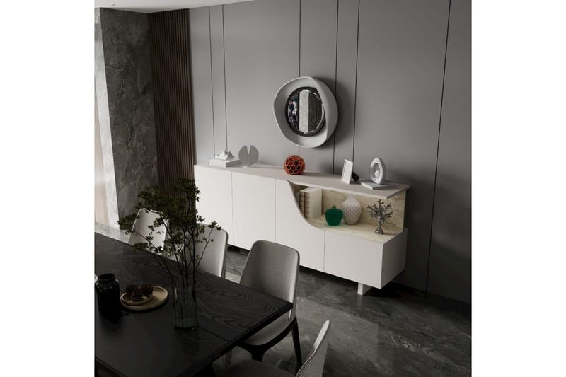 Safiya Konsollbord 180 cm - Beige - Møbler - Bord - Avlastningsbord - Gangbord