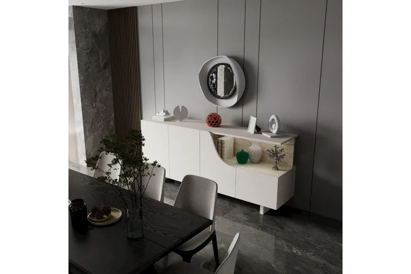 Safiya Konsollbord 180 cm - Beige - Møbler - Bord - Avlastningsbord - Gangbord