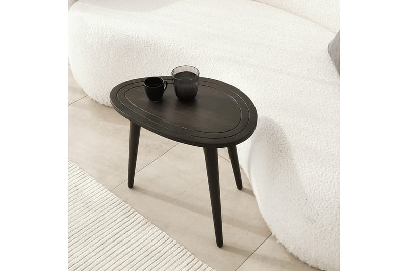 Saldus Settbord - Antrasitt - Møbler - Bord - Avlastningsbord - Settbord