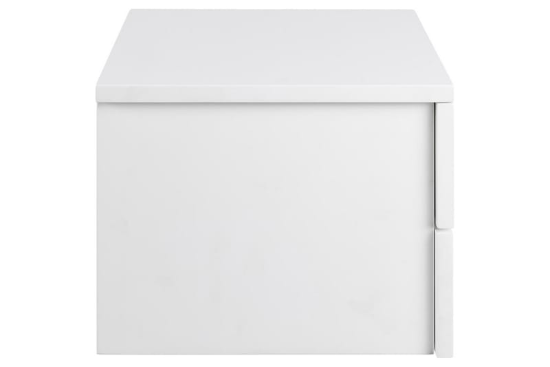 Salmani Nattbord 32 cm - Hvit - Møbler - Bord - Avlastningsbord - Sengebord & nattbord