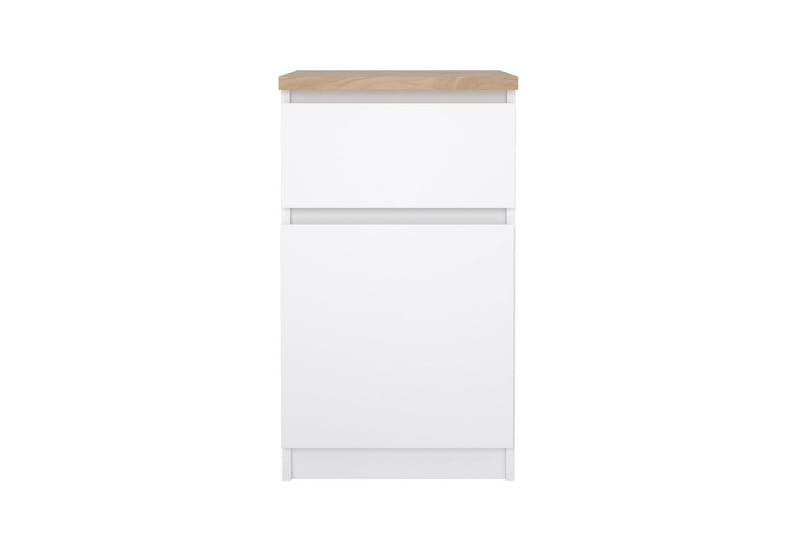Salomns Nattbord 40 cm - Hvit - Møbler - Bord - Avlastningsbord - Sengebord & nattbord