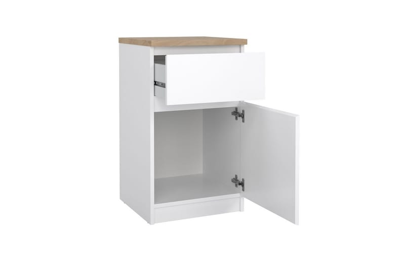 Salomns Nattbord 40 cm - Hvit - Møbler - Bord - Avlastningsbord - Sengebord & nattbord