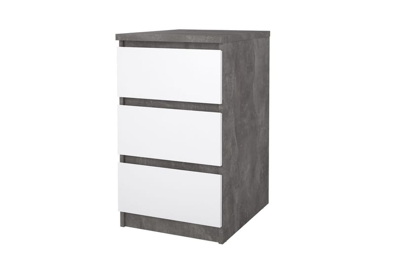 Salomns Nattbord 40 cm - Hvit - Møbler - Bord - Avlastningsbord - Sengebord & nattbord