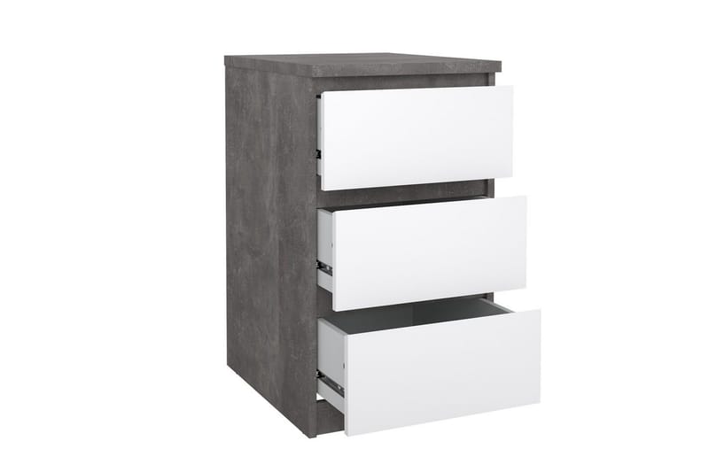 Salomns Nattbord 40 cm - Hvit - Møbler - Bord - Avlastningsbord - Sengebord & nattbord