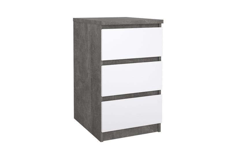 Salomns Nattbord 40 cm - Hvit - Møbler - Bord - Avlastningsbord - Sengebord & nattbord