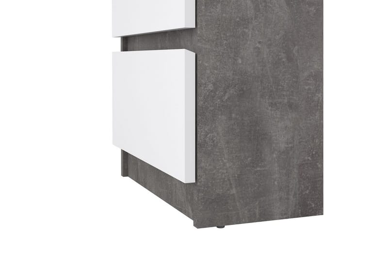 Salomns Nattbord 40 cm - Hvit - Møbler - Bord - Avlastningsbord - Sengebord & nattbord