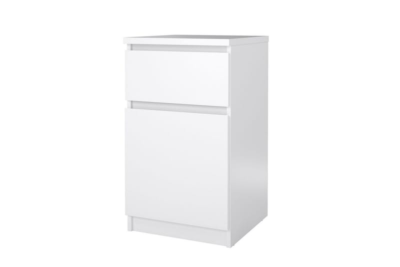 Salomns Nattbord 40 cm - Hvit - Møbler - Bord - Avlastningsbord - Sengebord & nattbord