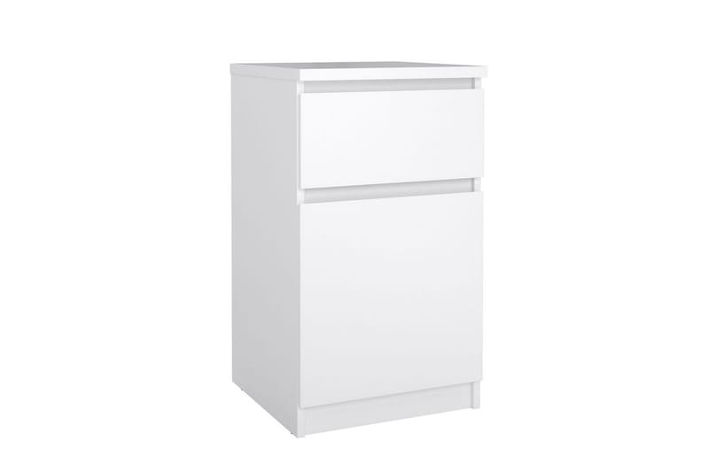Salomns Nattbord 40 cm - Hvit - Møbler - Bord - Avlastningsbord - Sengebord & nattbord