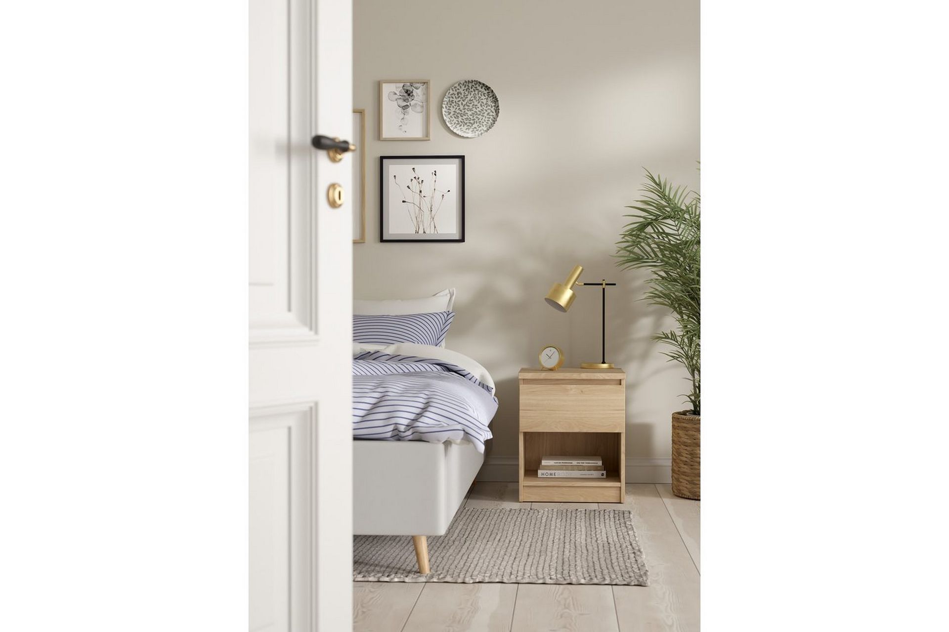 Salomns Nattbord 40 cm - Natur - Møbler - Bord - Avlastningsbord - Sengebord & nattbord