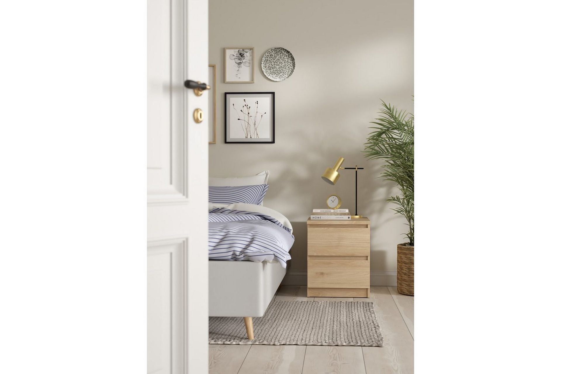 Salomns Nattbord 40 cm - Natur - Møbler - Bord - Avlastningsbord - Sengebord & nattbord
