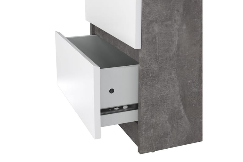 Salomns Nattbord 40 cm - Natur/Hvit - Møbler - Bord - Avlastningsbord - Sengebord & nattbord