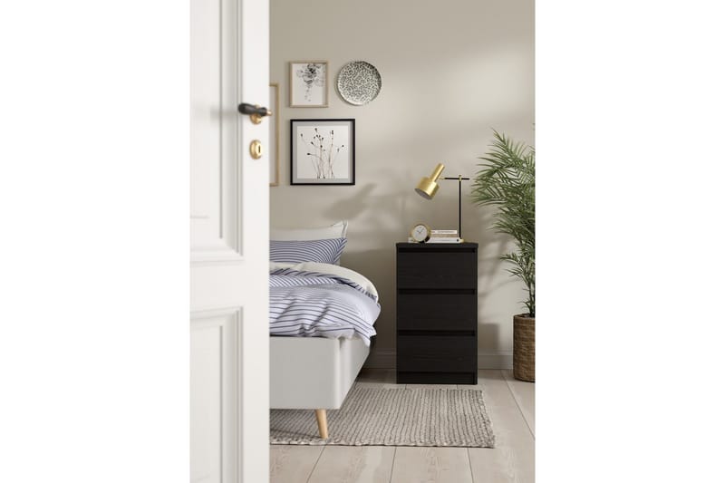 Salomns Nattbord 40 cm - Svart - Møbler - Bord - Avlastningsbord - Sengebord & nattbord