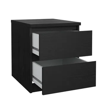 Salomns Nattbord med 2 skuffer 40x50x50 cm - Møbler - Bord - Avlastningsbord - Sengebord & nattbord