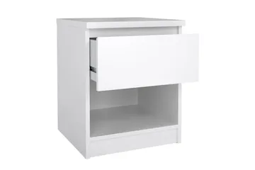 Salomns Sengebord 40,4 cm - Hvit - Møbler - Bord - Avlastningsbord - Sengebord & nattbord