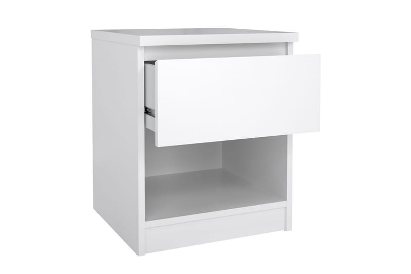 Salomns Sengebord 40,4 cm - Hvit - Møbler - Bord - Avlastningsbord - Sengebord & nattbord