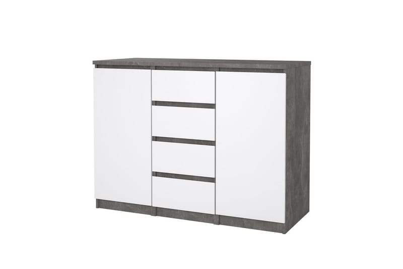 Salomns Sidebord 121 cm - Hvit - Møbler - Bord - Avlastningsbord - Brettbord og småbord