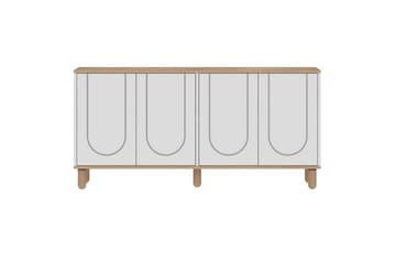 Salven Konsollbord 150 cm - Eik/Hvit - Møbler - Bord - Avlastningsbord - Gangbord