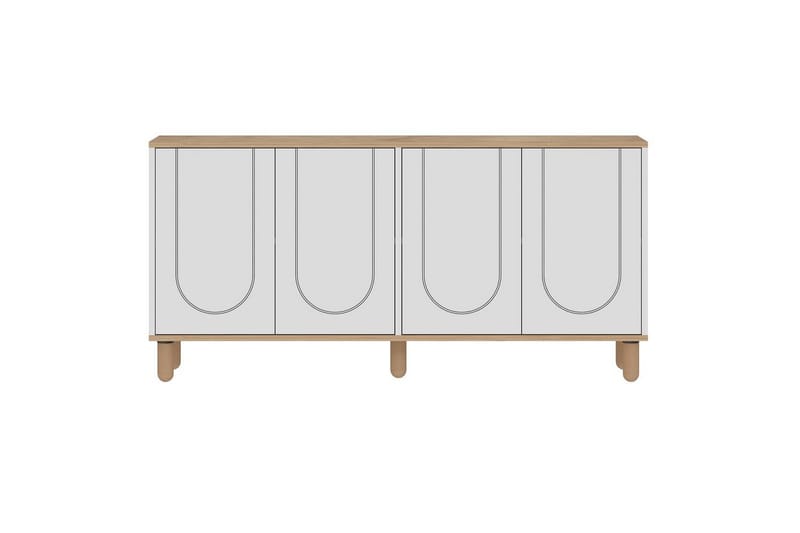 Salven Konsollbord 150 cm, Eik/Hvit