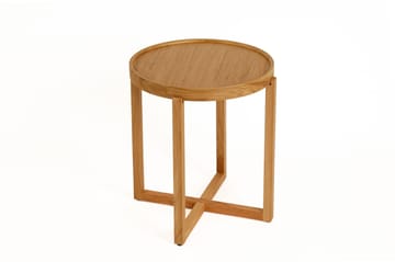 Sammenleggbart bordsett (3 deler) Wallxpert Milas (45 x 55 x 45 cm) Eik - Eik - Møbler - Bord - Avlastningsbord - Settbord