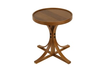 Sammenleggbart bordsett (3 deler) Wallxpert Palme (45 x 59 x 45 cm) Valnøtt - Valnøtt - Møbler - Bord - Avlastningsbord - Settbord