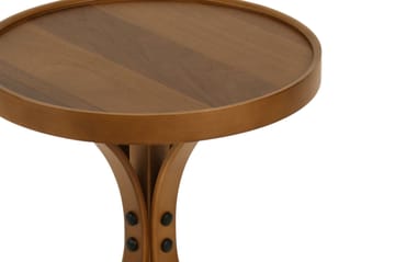 Sammenleggbart bordsett (3 deler) Wallxpert Palme (45 x 59 x 45 cm) Valnøtt - Valnøtt - Møbler - Bord - Avlastningsbord - Settbord