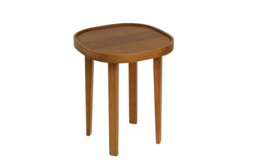 Satsbord (2 deler) Wallxpert Hera (50 x 56 x 50 cm) Valnøtt - Valnøtt - Møbler - Bord - Avlastningsbord - Settbord